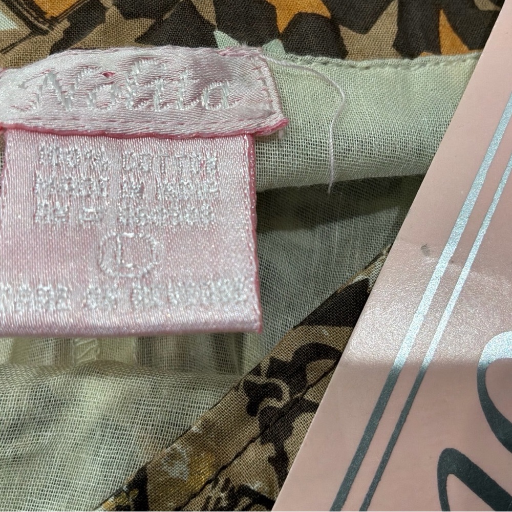 Nostalgia Boho Patchwork Print Handkerchief Hem S… - image 6